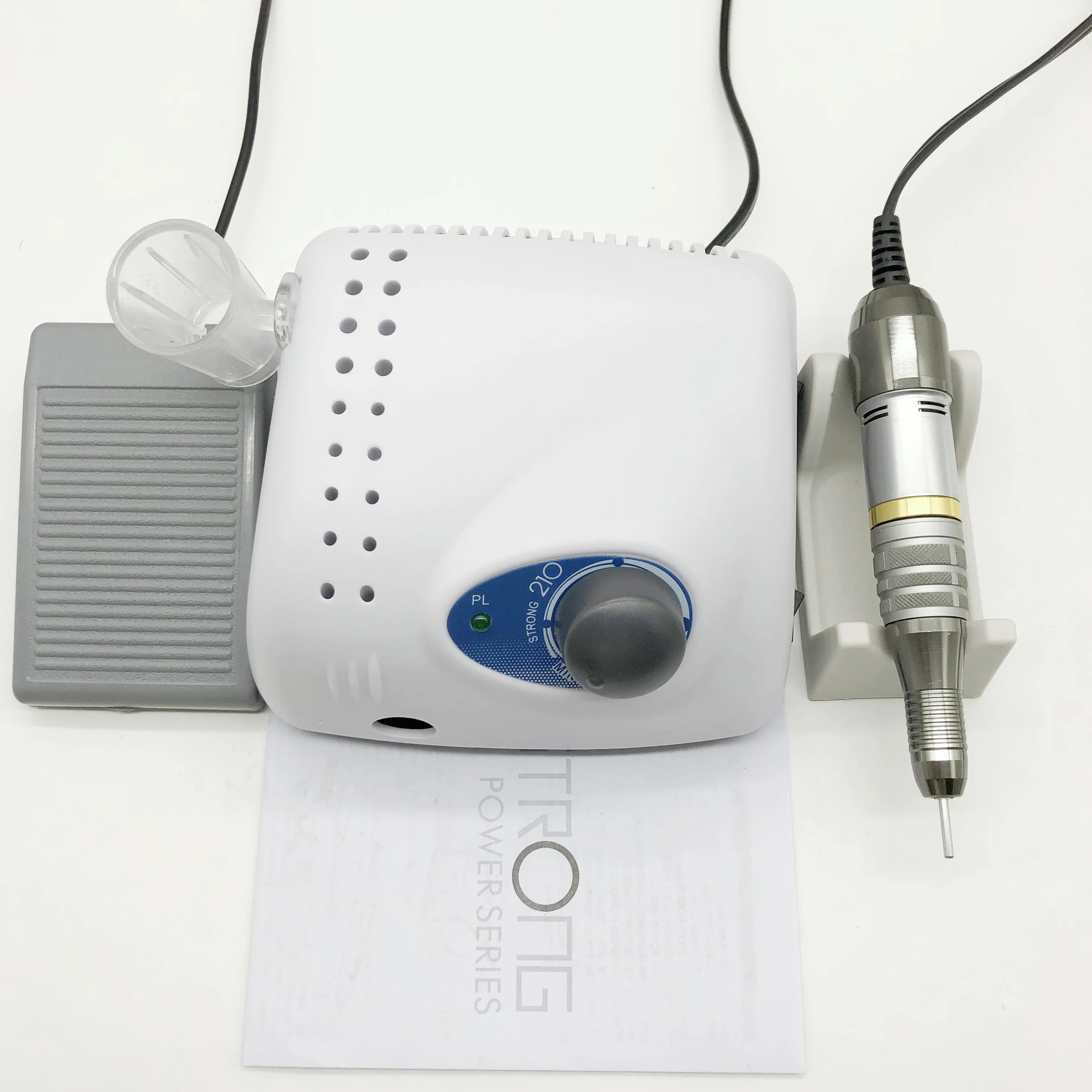 Strong210 Control Box Handle 65w High Quality 35000 RPM Nail Polishing Drill, Nail Polishing Teeth, and Polishing Equipment
Strong210 Control Box Handle 65w High Quality 35000 RPM Nail Polishing Drill, Nail Polishing Teeth, and Polishing Equipment