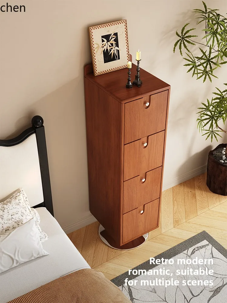 CP medieval style rotating bedroom storage bedside storage living room against the wall narrow high cabinet
CP medieval style rotating bedroom storage bedside storage living room against the wall narrow high cabinet