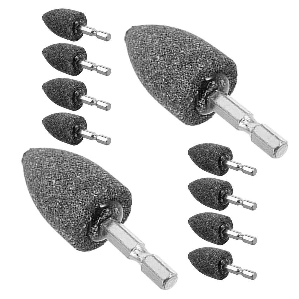 10Pcs Rotary Grinding Stone Hex Shank 25mm Tapered Grinding Head for Drill Polishing Plastic Drill Grinder Attachment
10Pcs Rotary Grinding Stone Hex Shank 25mm Tapered Grinding Head for Drill Polishing Plastic Drill Grinder Attachment