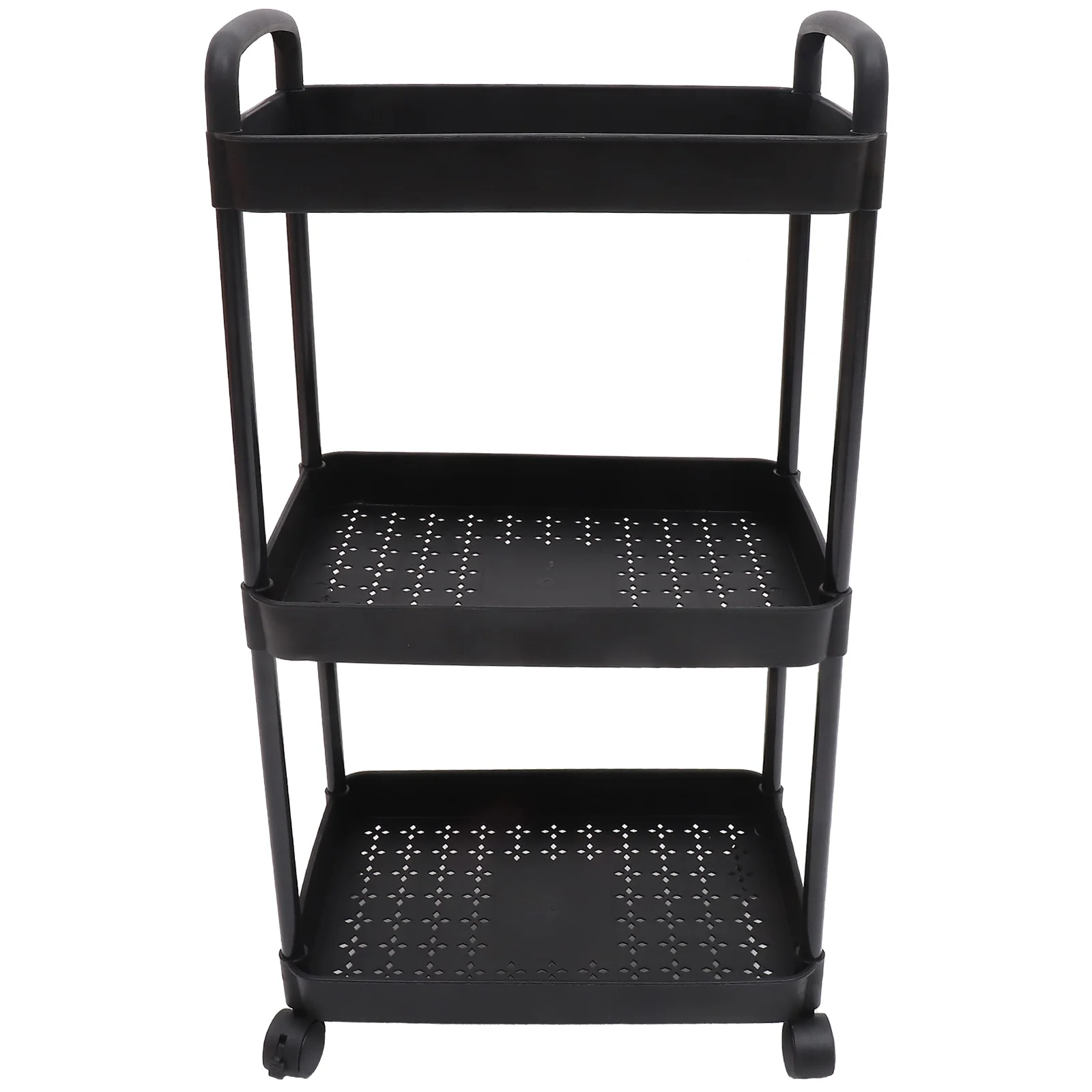 Three-layer Trolley Kitchen Bathroom Rolling Utility Cart Storage White Utility Rack Home Rolling Cart Organizer Solution
Three-layer Trolley Kitchen Bathroom Rolling Utility Cart Storage White Utility Rack Home Rolling Cart Organizer Solution