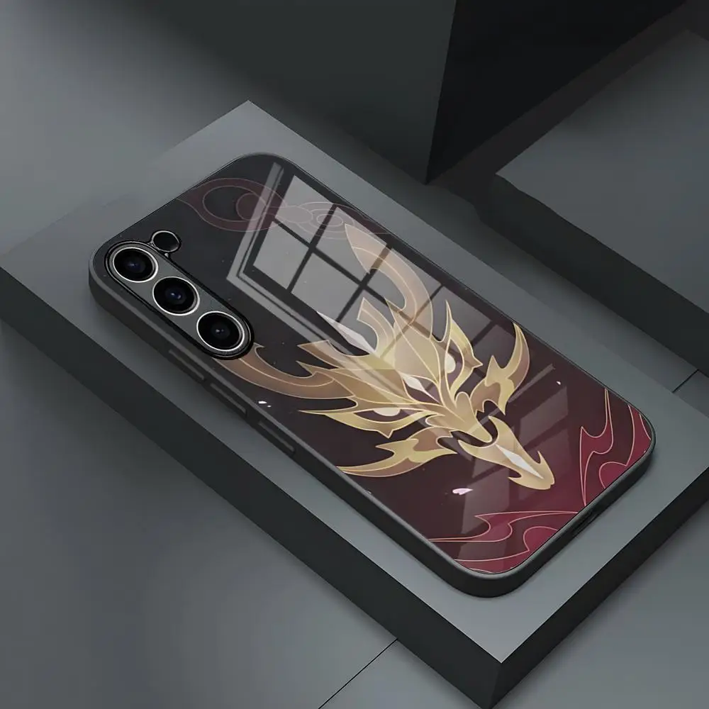 Ударопрочный чехол Game Genshin для S24 Ultra Samsung S23 Fe S22 S20 S21 Plus Galaxy A54 A34 A24 A53 Note 20, стеклянный чехол
Ударопрочный чехол Game Genshin для S24 Ultra Samsung S23 Fe S22 S20 S21 Plus Galaxy A54 A34 A24 A53 Note 20, стеклянный чехол