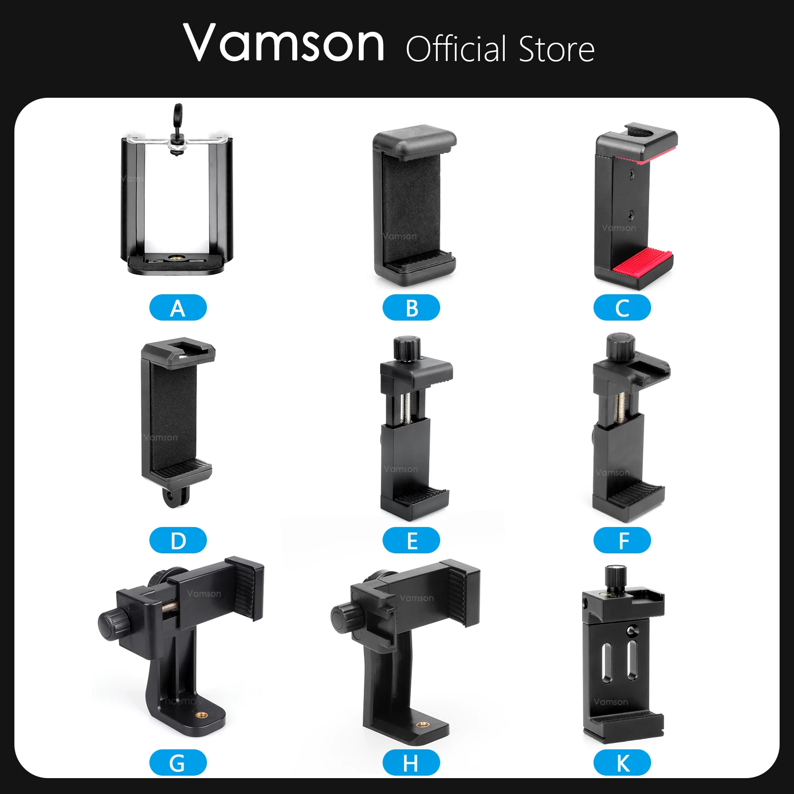 Универсальный держатель для смартфона Vamson, портативный зажим для мобильного телефона, для видеозаписи, нагрудный ремень, адаптер для штатива, аксессуары
Универсальный держатель для смартфона Vamson, портативный зажим для мобильного телефона, для видеозаписи, нагрудный ремень, адаптер для штатива, аксессуары