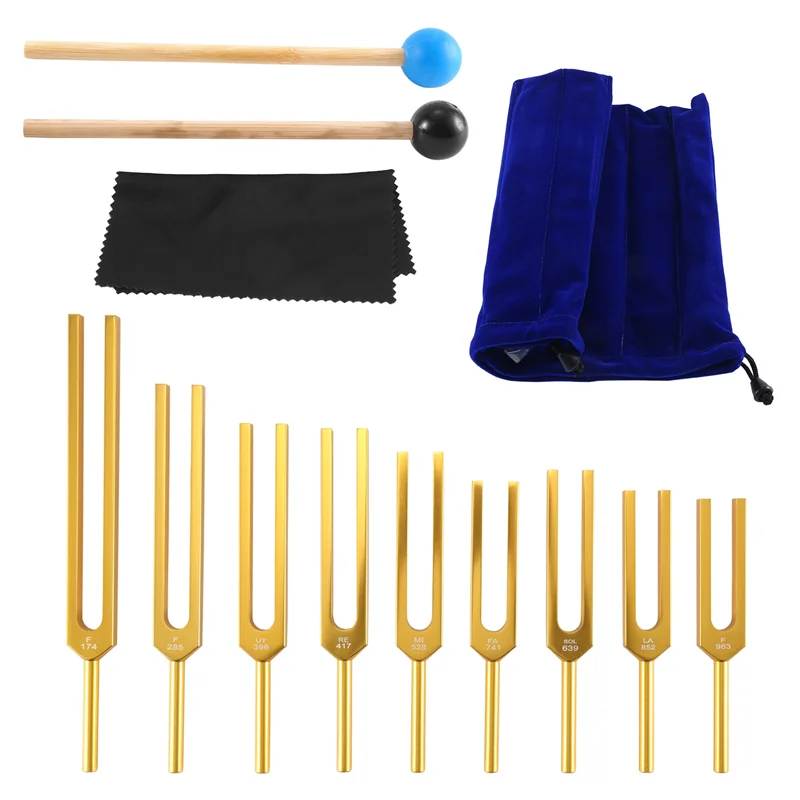 Tuning Fork Set - 9 Tuning Forks For Healing Chakra,Sound Therapy,Keep Body,Mind And Spirit In Perfect Harmony-AA70
Tuning Fork Set - 9 Tuning Forks For Healing Chakra,Sound Therapy,Keep Body,Mind And Spirit In Perfect Harmony-AA70
