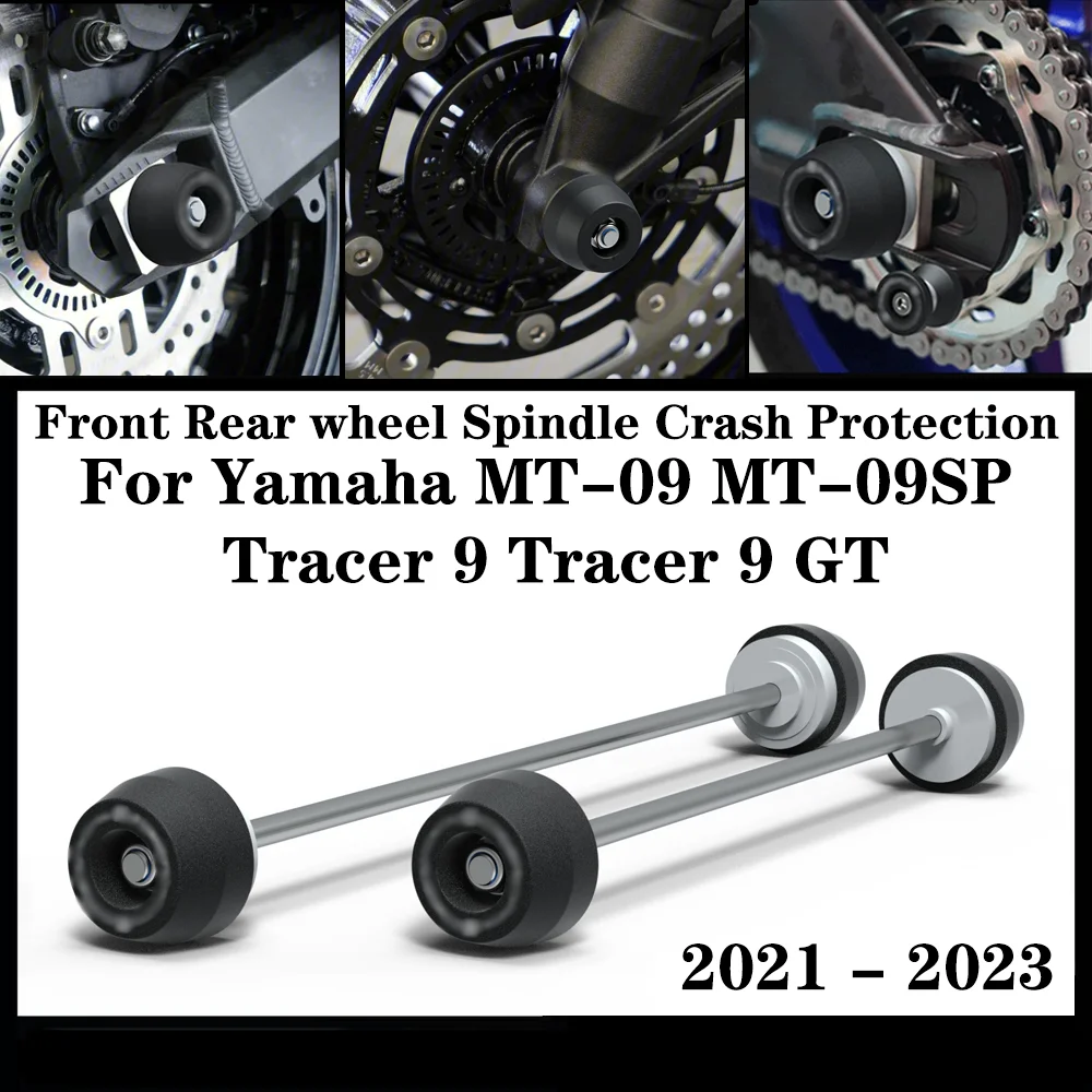 Motorcycle Wheel Protector Rear Front Axle Fork Crash Slider For Yamaha MT-09 MT-09SP / Tracer 9 Tracer 9 GT 2021 2022 2023
Motorcycle Wheel Protector Rear Front Axle Fork Crash Slider For Yamaha MT-09 MT-09SP / Tracer 9 Tracer 9 GT 2021 2022 2023