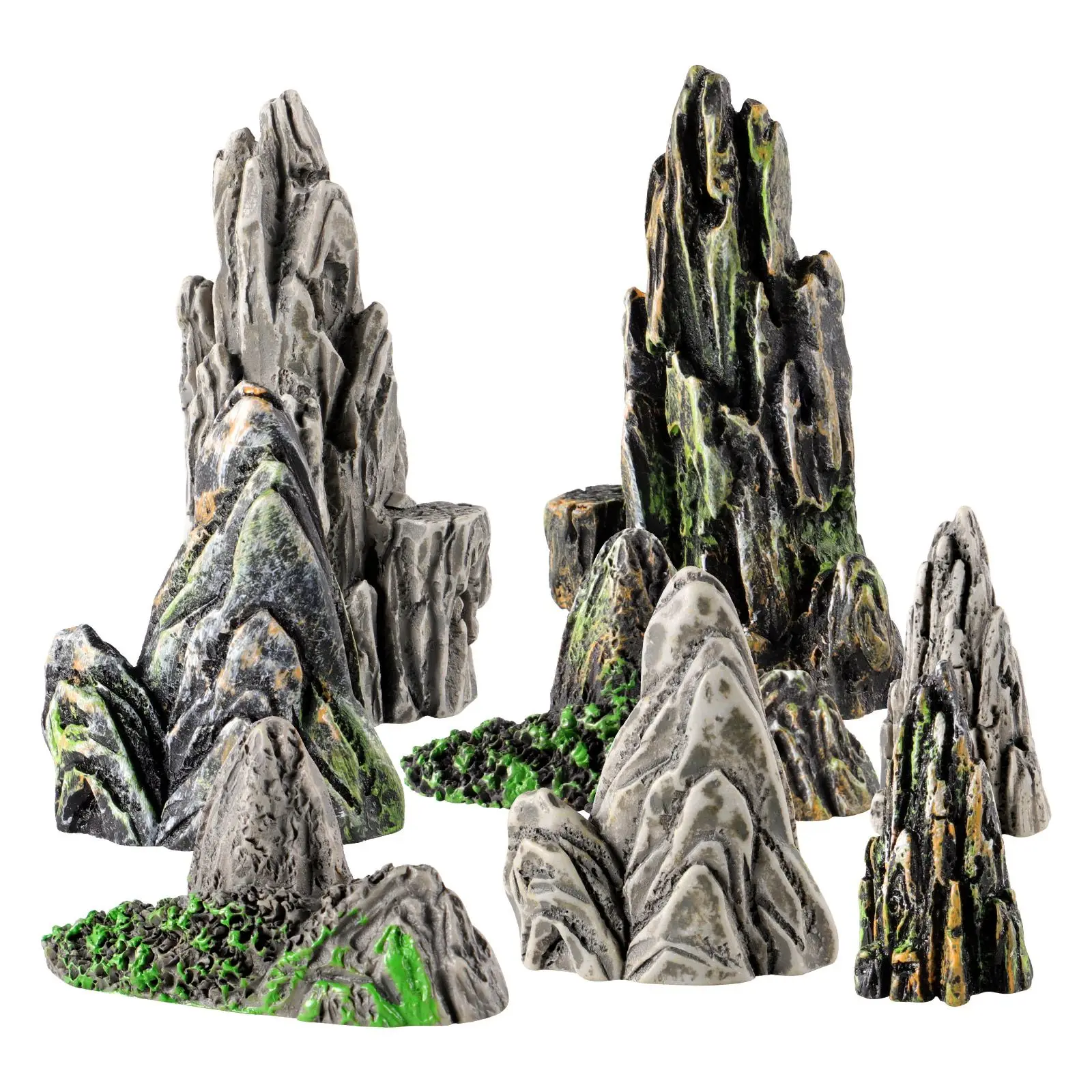 8 Pcs Mini Resin Rockery Ornaments Simulated Bonsai Fake Mountain Decor for Garden Aquarium Room Landscape
8 Pcs Mini Resin Rockery Ornaments Simulated Bonsai Fake Mountain Decor for Garden Aquarium Room Landscape