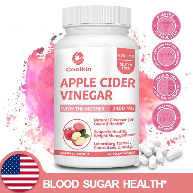 Apple Cider Vinegar - Weight Management, Stay in Shape, Metabolism, Reduce Bloating, Support Intestinal Health, Boost Energy
Apple Cider Vinegar - Weight Management, Stay in Shape, Metabolism, Reduce Bloating, Support Intestinal Health, Boost Energy