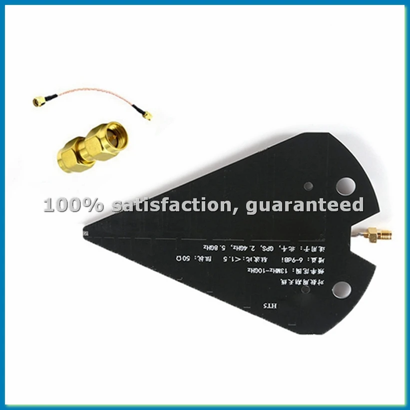 HT5 Log Periodic Antenna 1.3-10GHz Wideband Directional Antenna High Gain 6-9dBi 50Ω for VHF UHF SHF Beidou GPS-A23U
HT5 Log Periodic Antenna 1.3-10GHz Wideband Directional Antenna High Gain 6-9dBi 50Ω for VHF UHF SHF Beidou GPS-A23U