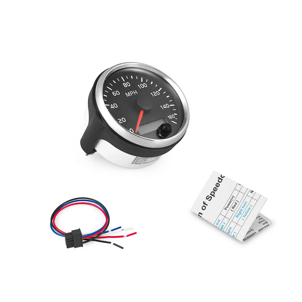Universal Speedometer Gauge 85mm 160MPH 10 Color Backlight 12V 24V with LCD for Car Truck Boat Motor
Universal Speedometer Gauge 85mm 160MPH 10 Color Backlight 12V 24V with LCD for Car Truck Boat Motor