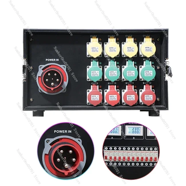 OEM 6U Standard Cabinet Power Distribution Electrical Equipment 63A Input 12 Channels 16A Output Distro for Stage
OEM 6U Standard Cabinet Power Distribution Electrical Equipment 63A Input 12 Channels 16A Output Distro for Stage
