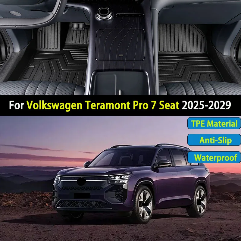Автомобильный коврик из материала TPE для Volkswagen для VW Teramont Pro 7-Seat 2025-2029, роскошный водонепроницаемый грязевой коврик для ног, полностью грязевой коврик
Автомобильный коврик из материала TPE для Volkswagen для VW Teramont Pro 7-Seat 2025-2029, роскошный водонепроницаемый грязевой коврик для ног, полностью грязевой коврик