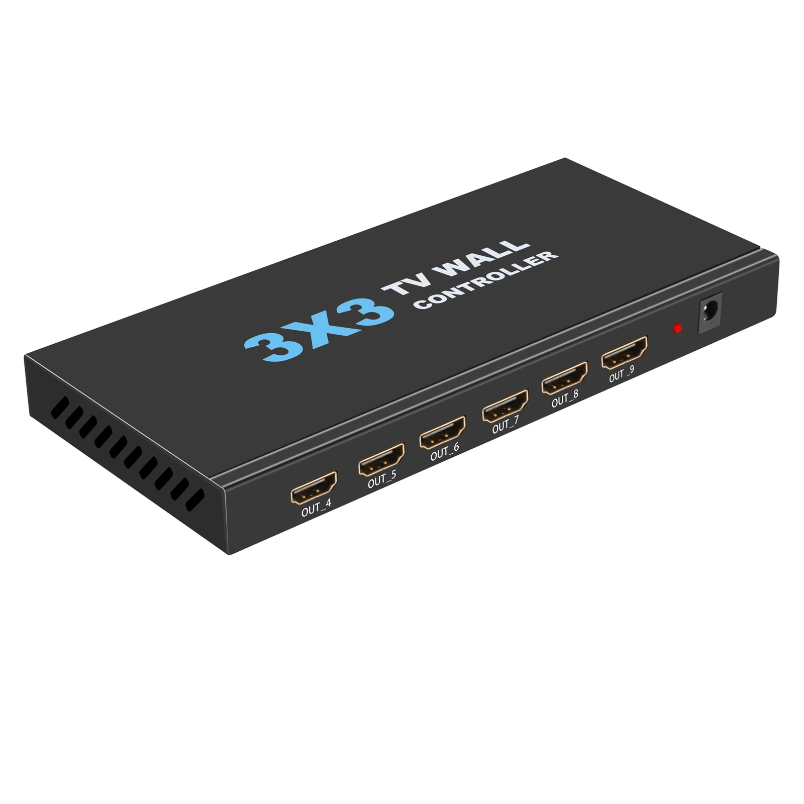 Video Wall Controller 3x3, 4K 3840x2160@30Hz HDMI 1.4 TV Wall Processor With One HDMI Input And Nine Outputs,4KX 2K Display
Video Wall Controller 3x3, 4K 3840x2160@30Hz HDMI 1.4 TV Wall Processor With One HDMI Input And Nine Outputs,4KX 2K Display