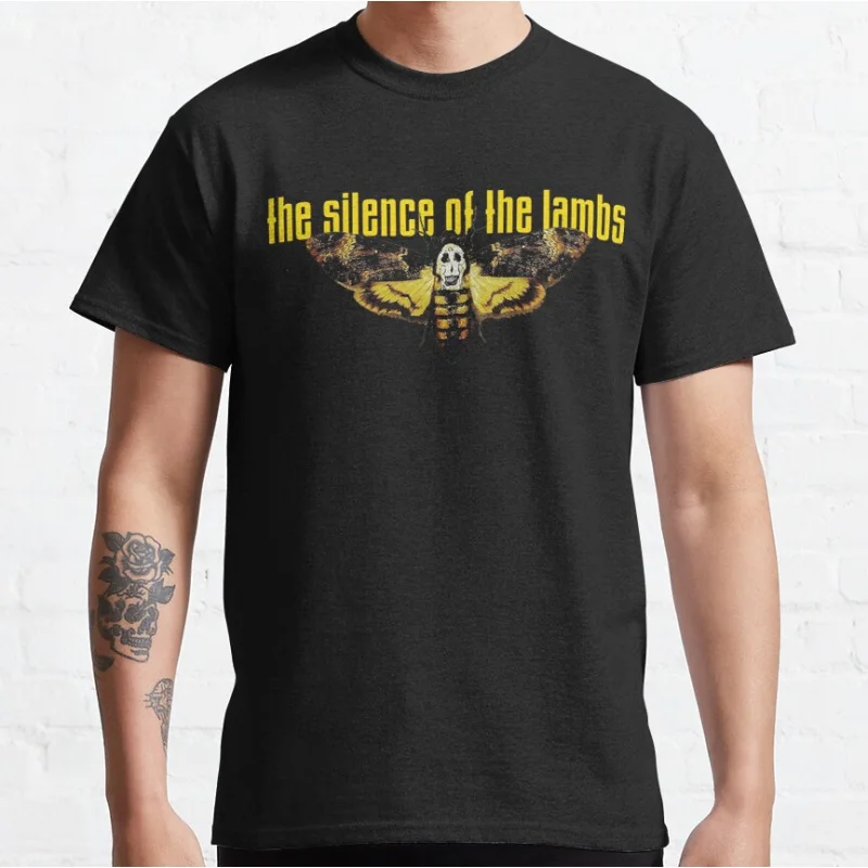 Horror moive The Silence of the Lambs scary film hannibal serial killer Graphic T Shirts large size Adult tops
Horror moive The Silence of the Lambs scary film hannibal serial killer Graphic T Shirts large size Adult tops