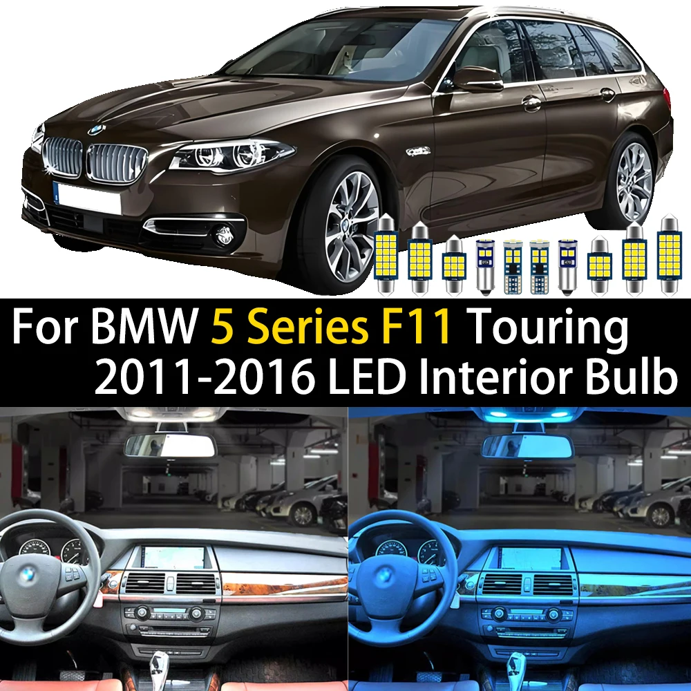 For BMW 5 Series F11 Touring 2011 2012 2013 2014 2015 2016 LED Car Interior Light Auto Indoor lamps Lighting Bulb Accessories
For BMW 5 Series F11 Touring 2011 2012 2013 2014 2015 2016 LED Car Interior Light Auto Indoor lamps Lighting Bulb Accessories