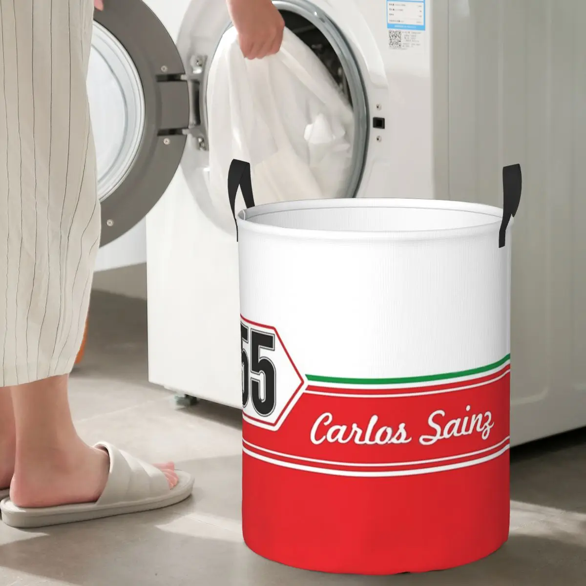 Carlos Sainz Retro Foldable Laundry Baskets Dirty Clothes Sundries Storage Basket Home Organizer Hamper
Carlos Sainz Retro Foldable Laundry Baskets Dirty Clothes Sundries Storage Basket Home Organizer Hamper