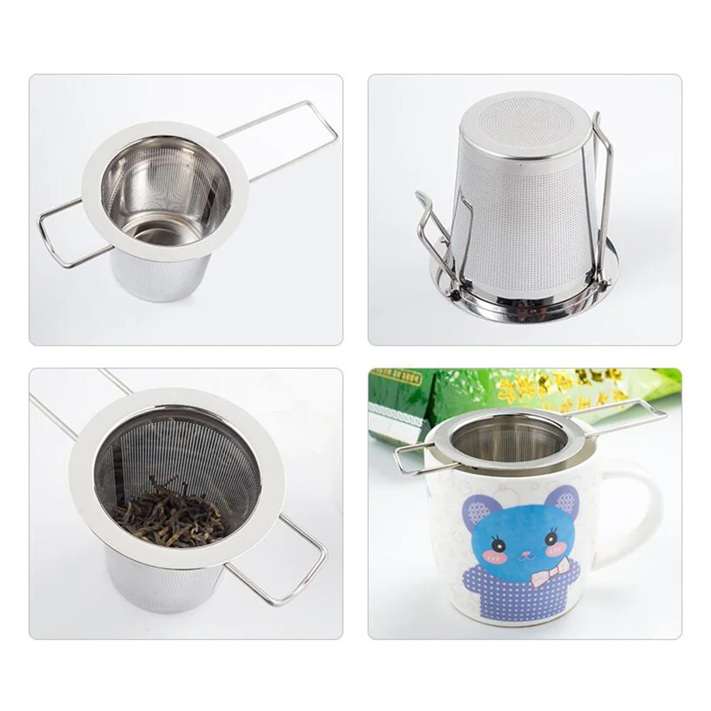 Stainless Steel Tea Infuser Fine Mesh Strainer Extendable Handles Drip Tray Loose Leaf Tea Maker Kitchen Barware
Stainless Steel Tea Infuser Fine Mesh Strainer Extendable Handles Drip Tray Loose Leaf Tea Maker Kitchen Barware