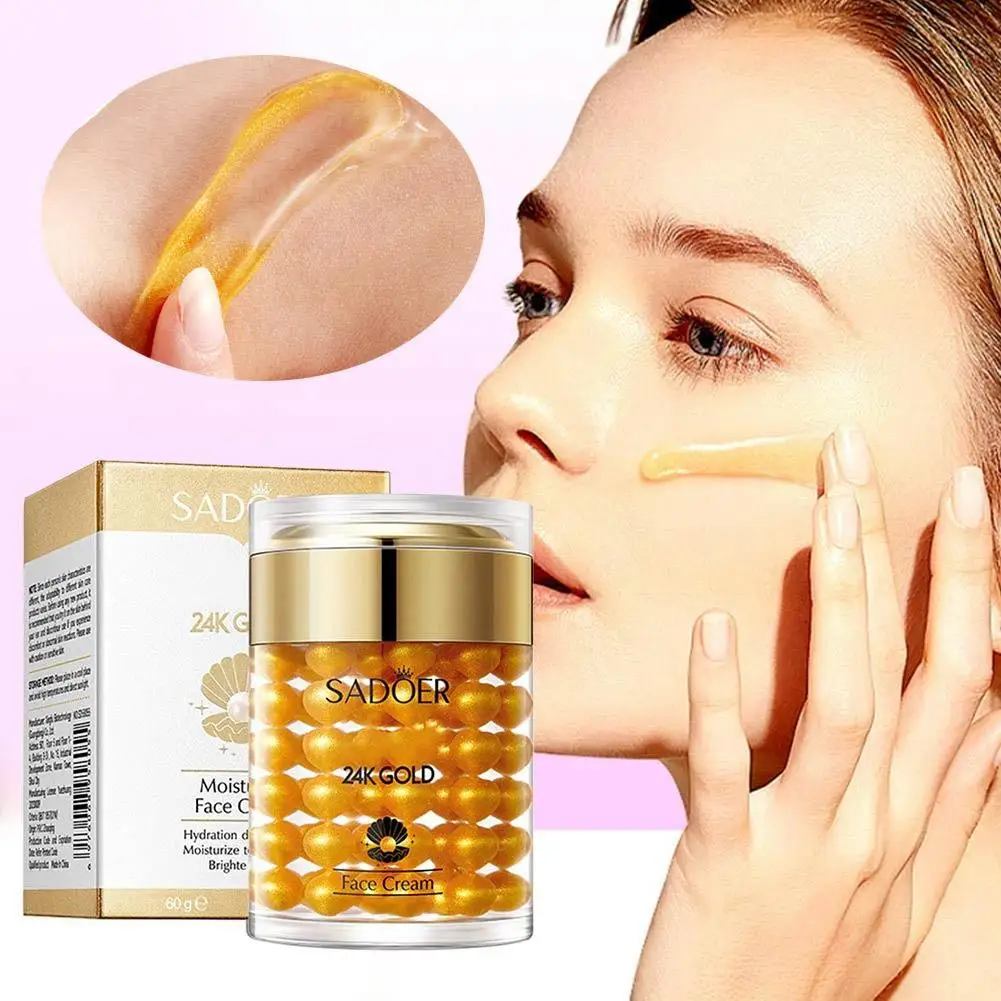 SADOER 24K Golden Pearl Collagen Serum Capsule For Face Moisturizing Brightening Hydrating Firming Facial Cream Korean Skin Care
SADOER 24K Golden Pearl Collagen Serum Capsule For Face Moisturizing Brightening Hydrating Firming Facial Cream Korean Skin Care