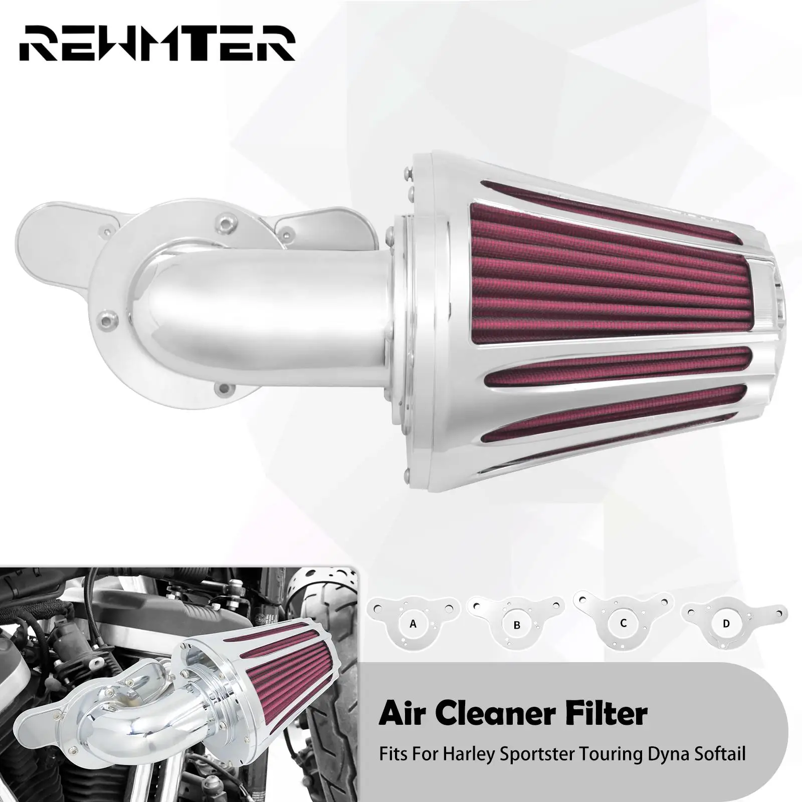 Motorcycle CNC Air Cleaner Filter Red Air Filter Element For Harley Sportster XL Touring Softail Dyna FXSB FLHR FL Ultra Limited
Motorcycle CNC Air Cleaner Filter Red Air Filter Element For Harley Sportster XL Touring Softail Dyna FXSB FLHR FL Ultra Limited