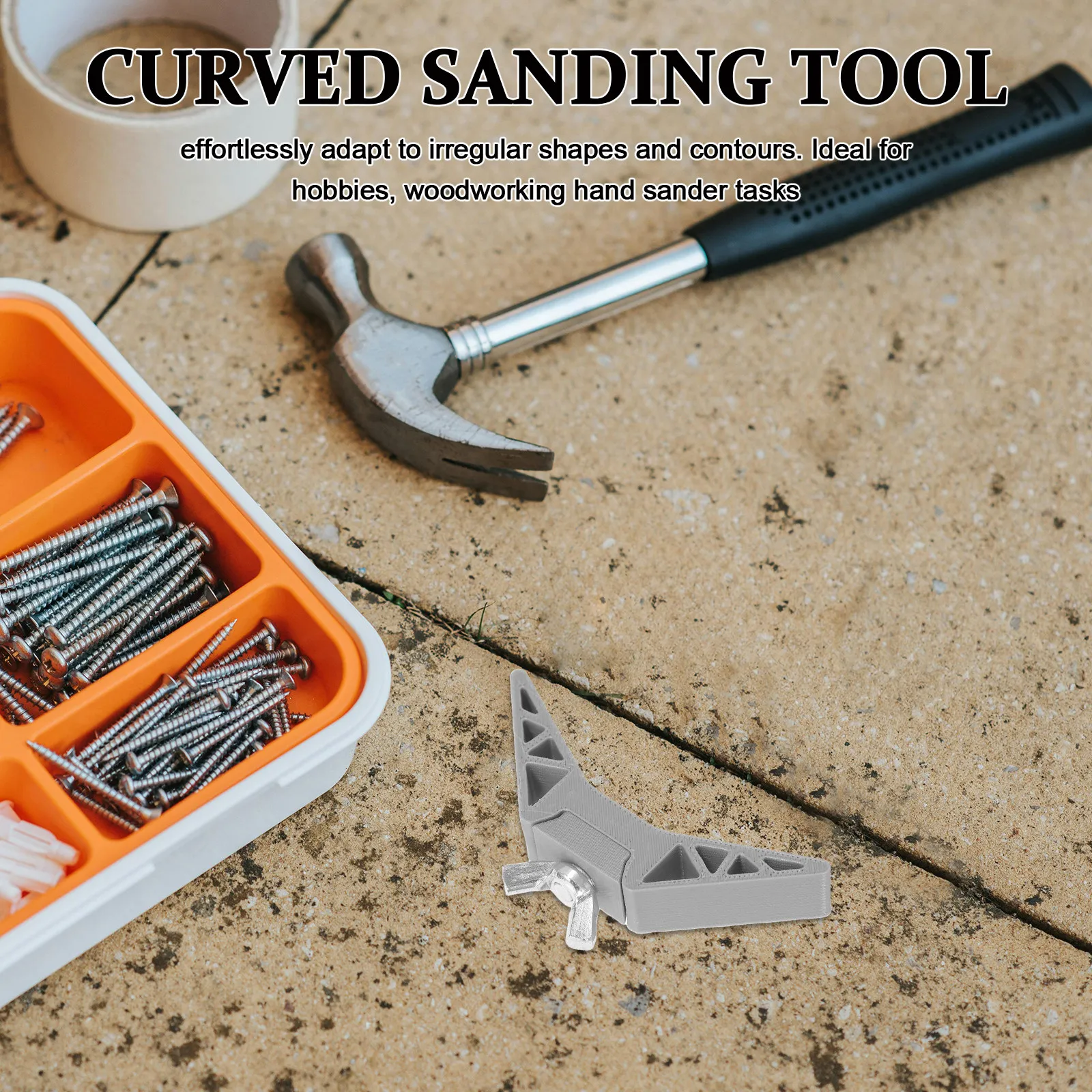 Curved Surface Sander Hand Sander Handle Ergonomic Design Detail Polishing Tool Small DIY Furniture Sanding
Curved Surface Sander Hand Sander Handle Ergonomic Design Detail Polishing Tool Small DIY Furniture Sanding