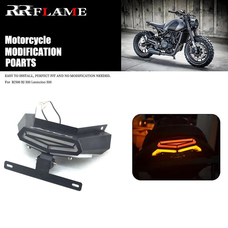 For Benelli BJ500 BJ 500 Leoncino 500 Motorcycle Integrated License Plate LED Lights Turn Signal Light
For Benelli BJ500 BJ 500 Leoncino 500 Motorcycle Integrated License Plate LED Lights Turn Signal Light