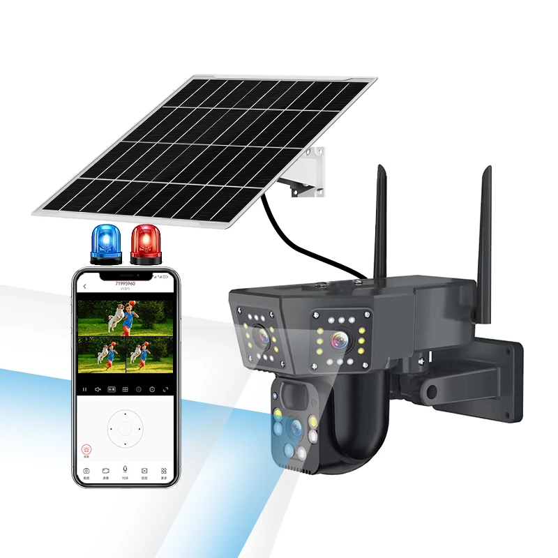 V380 Outdoor Wireless Security Camera System Solar Powered Night Vision Motion Detection Color Image Wifi Connectivity Cloud
V380 Outdoor Wireless Security Camera System Solar Powered Night Vision Motion Detection Color Image Wifi Connectivity Cloud