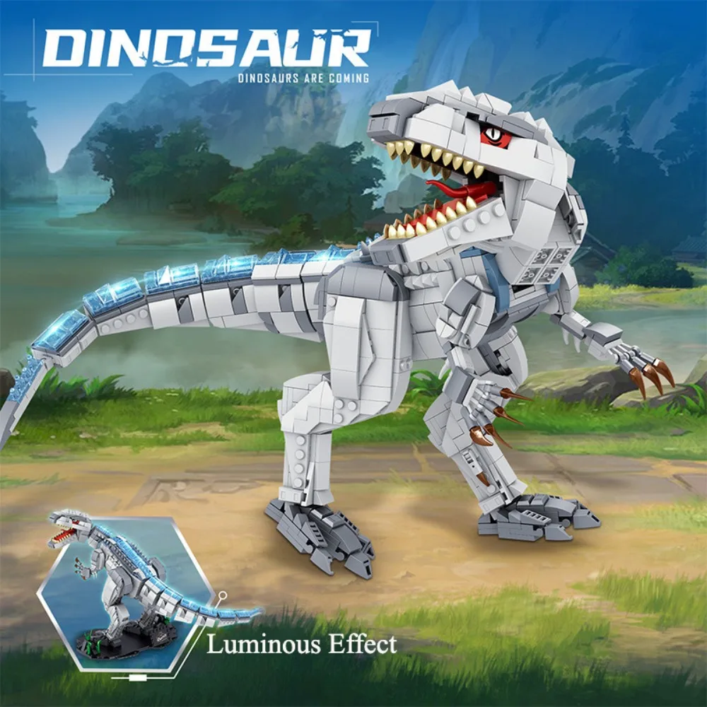 Jurassic Park Dinosaur Building Blocks Toys Model Small Particle Assembly Bricks Desktop Ornament Toy Christmas Gifts 
Jurassic Park Dinosaur Building Blocks Toys Model Small Particle Assembly Bricks Desktop Ornament Toy Christmas Gifts