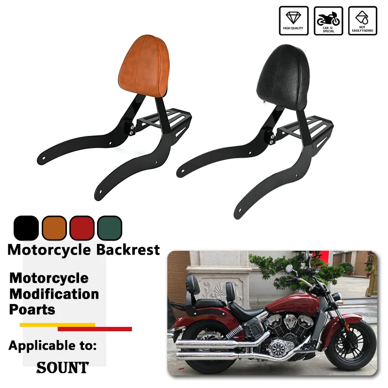 Fit for Indian Scout Sixty ABS 100th (2015-2023) - Motorcycle AccessoriesRear Passenger Backrest Seat Cushion & Luggage Rack
Fit for Indian Scout Sixty ABS 100th (2015-2023) - Motorcycle AccessoriesRear Passenger Backrest Seat Cushion & Luggage Rack
