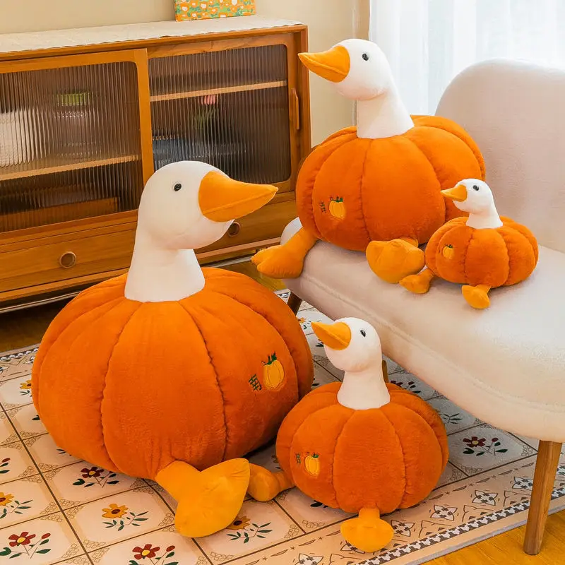 Big Goose Doll Creative Pumpkin Duck Plush Toy Funny Birthday Gift Girlfriend Doll
Big Goose Doll Creative Pumpkin Duck Plush Toy Funny Birthday Gift Girlfriend Doll