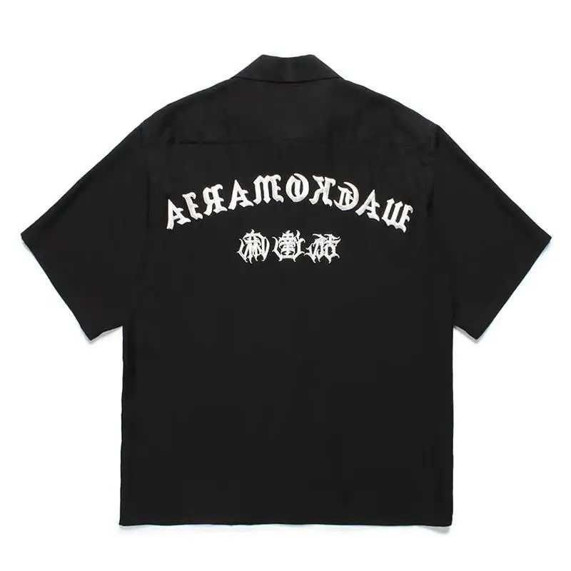 WAO MARIA Collaborative Embroidered Maple Le Men's Loose Casual fiti Hawaii ort Sve irt Summer Faion
WAO MARIA Collaborative Embroidered Maple Le Men's Loose Casual fiti Hawaii ort Sve irt Summer Faion