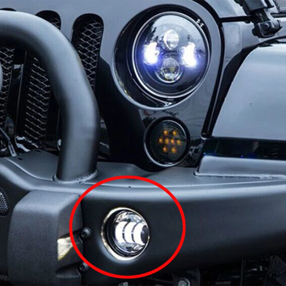 SXMA J023 Fog Light Turn Signal Daytime Running Light for jeep for Wrangler for JK 2007-2017
SXMA J023 Fog Light Turn Signal Daytime Running Light for jeep for Wrangler for JK 2007-2017