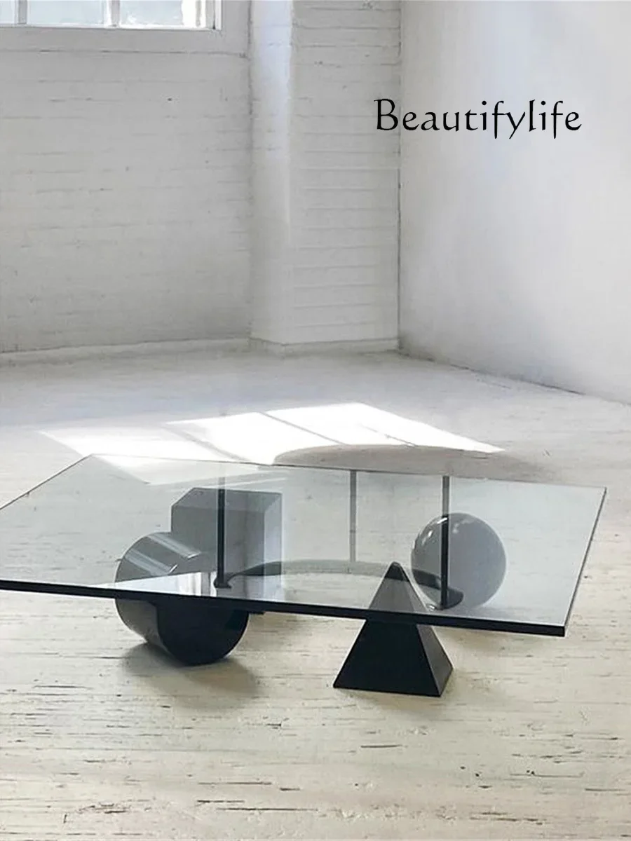 ZZS Nordic Natural Marble Coffee Table Simple Personality Living Room Glass Square Tea Table Designer Coffee Table
ZZS Nordic Natural Marble Coffee Table Simple Personality Living Room Glass Square Tea Table Designer Coffee Table