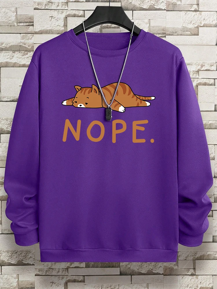 Fun Nope Orange Cat Sleeping Hoody Men Women Autumn Warm Crewneck Pullover Streetwear Hip Hop Fleece Clothes Loose Couple Hoodie
Fun Nope Orange Cat Sleeping Hoody Men Women Autumn Warm Crewneck Pullover Streetwear Hip Hop Fleece Clothes Loose Couple Hoodie