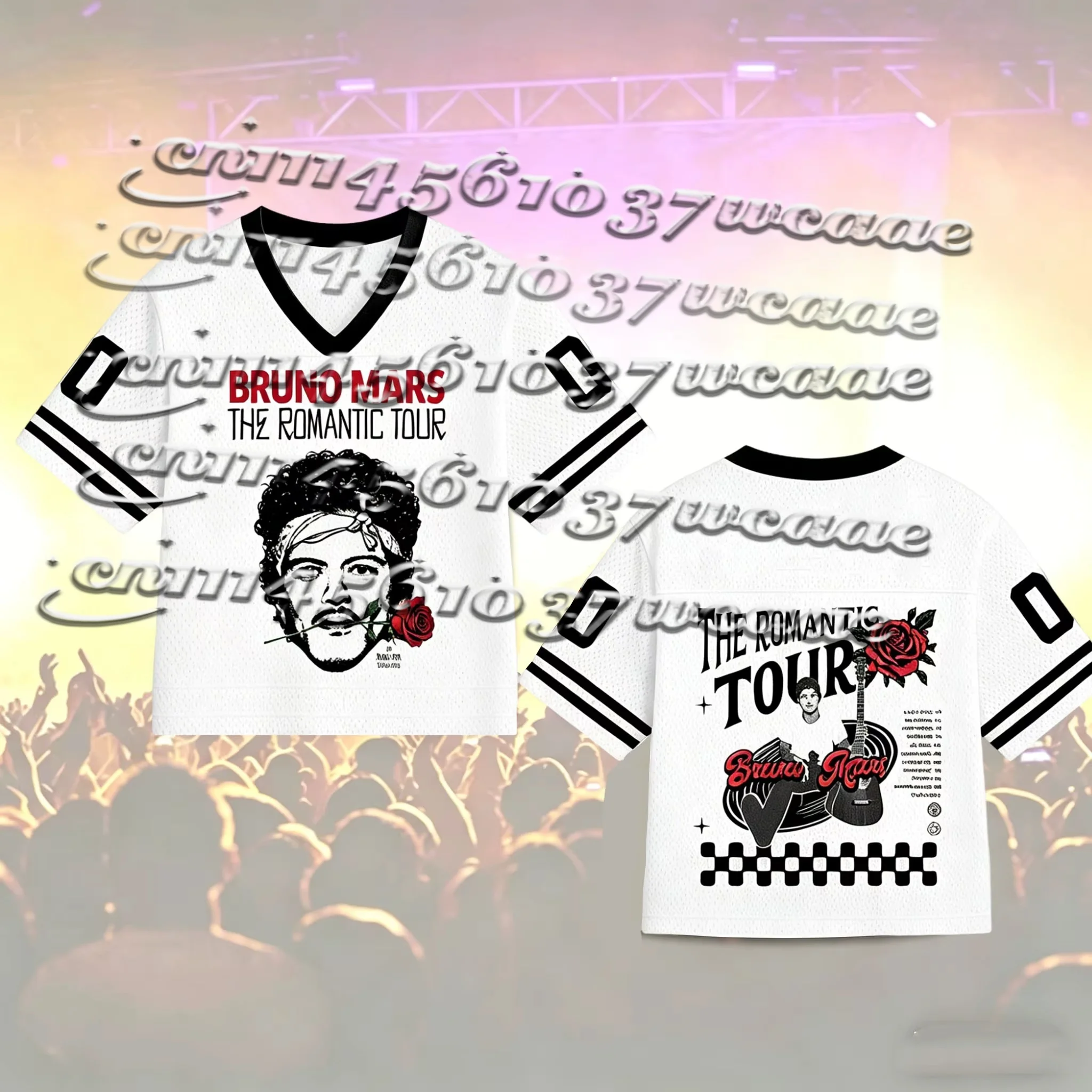 Bruno Mars The Romantic Tour 2026 Baseball Jersey Unisex Short Sleeve Shirt Hip Hop Streetwear Casual Fans Merch for Adults Kids
Bruno Mars The Romantic Tour 2026 Baseball Jersey Unisex Short Sleeve Shirt Hip Hop Streetwear Casual Fans Merch for Adults Kids