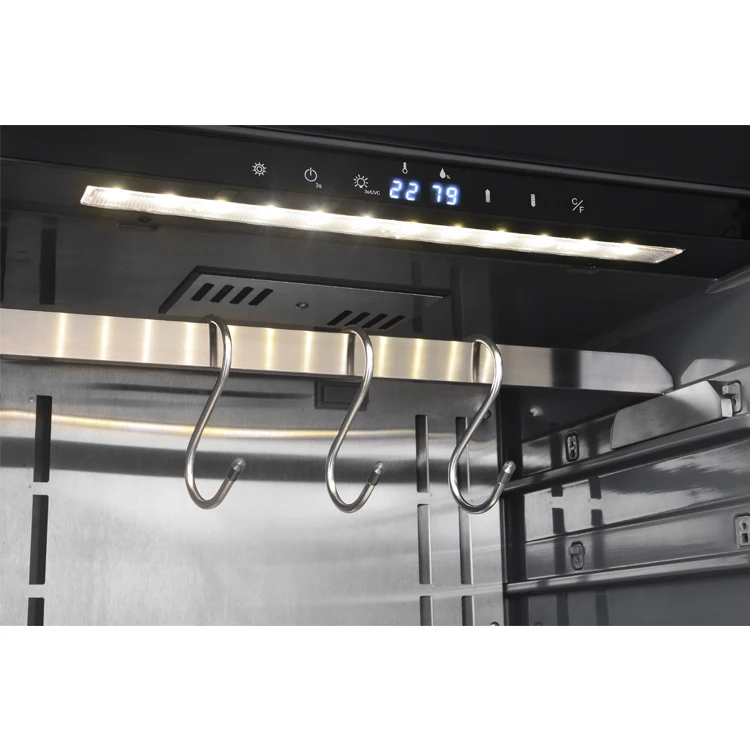 Meat Aging Machine Dry Aged Beef Fridge Compressor Meat Refrigerator Showcase Black Electric Eco-friendly Modern Furniture 220
Meat Aging Machine Dry Aged Beef Fridge Compressor Meat Refrigerator Showcase Black Electric Eco-friendly Modern Furniture 220