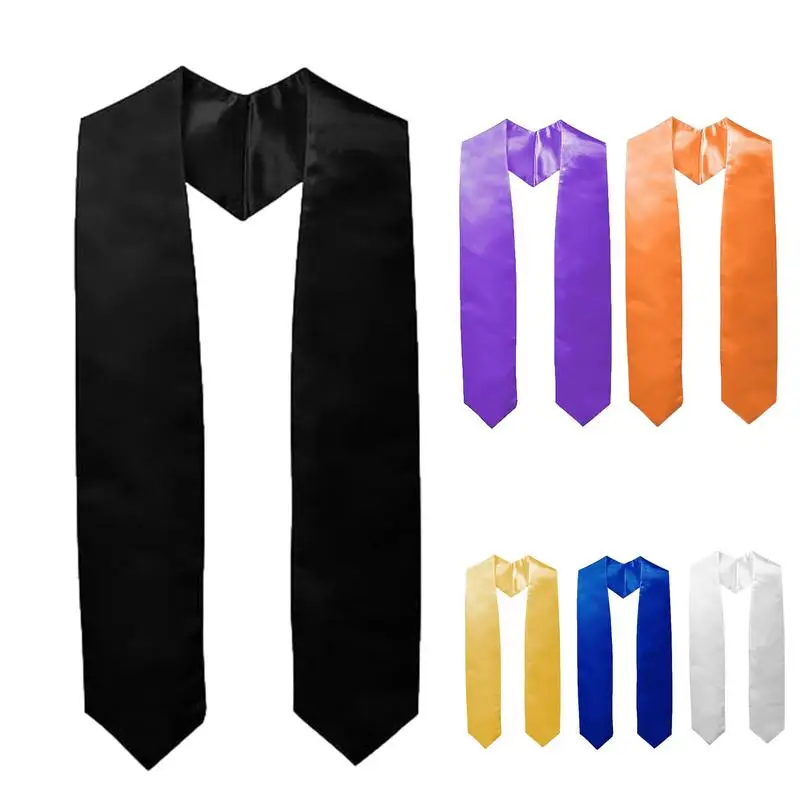 183*12CM Graduation Stole Sash Satin Plain Honor Stole Bachelor Gown Scarf Unisex Adult Graduation Honors Stole Graduations
183*12CM Graduation Stole Sash Satin Plain Honor Stole Bachelor Gown Scarf Unisex Adult Graduation Honors Stole Graduations