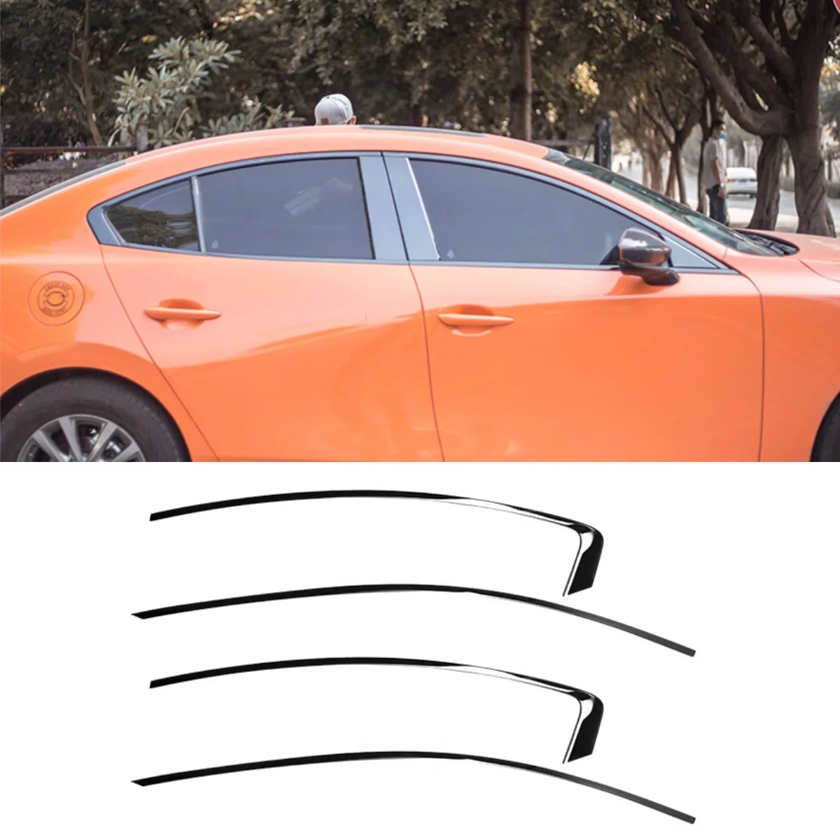 For Mazda 3 Axela 2020-2026 Window Trim Stainless Steel Decorative Strips Door Frame Decorative Protective Strip
For Mazda 3 Axela 2020-2026 Window Trim Stainless Steel Decorative Strips Door Frame Decorative Protective Strip