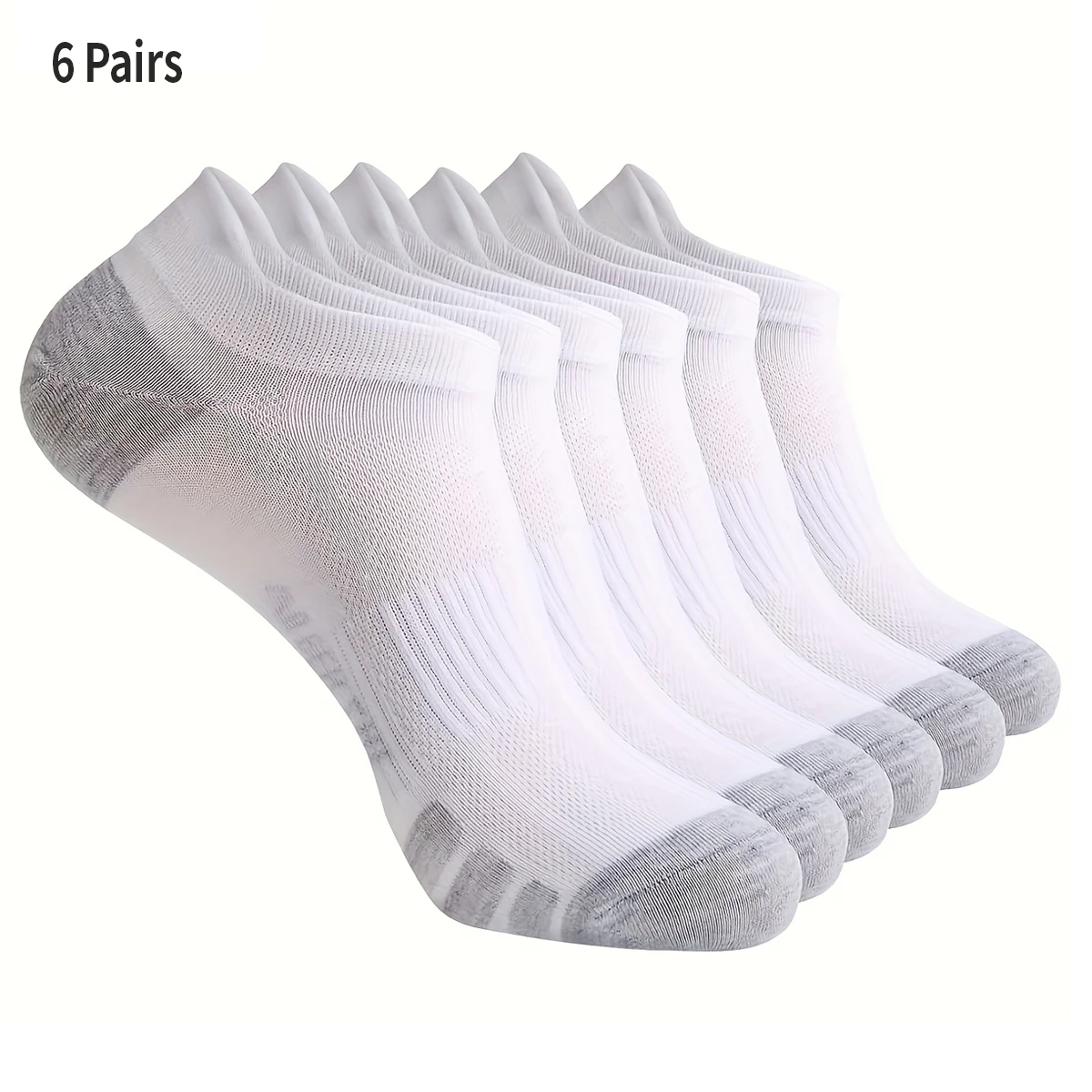 6 Pairs Ankle Socks Womens and Men Thin Athletic Running Low Cut No Show Socks With Heel Tab
6 Pairs Ankle Socks Womens and Men Thin Athletic Running Low Cut No Show Socks With Heel Tab