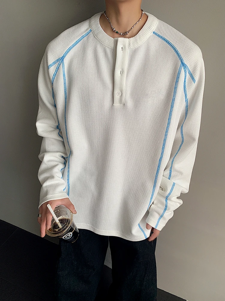 American Sle Hассu Line Henry Collar Long Sve T-irt Men's Autumn High-End Feelings oulder Fitn Cycling Suit Sport...
American Sle Hассu Line Henry Collar Long Sve T-irt Men's Autumn High-End Feelings oulder Fitn Cycling Suit Sport...