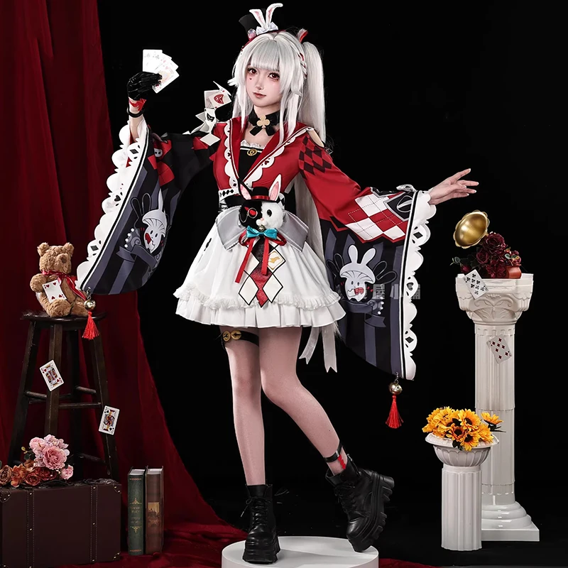 Game Honkai: Star Rail Sparkle Cosplay Costume Sparxie Fashion Rabbit Plush Dress Uniform Hallowen Play Role Clothes Clothing
Game Honkai: Star Rail Sparkle Cosplay Costume Sparxie Fashion Rabbit Plush Dress Uniform Hallowen Play Role Clothes Clothing