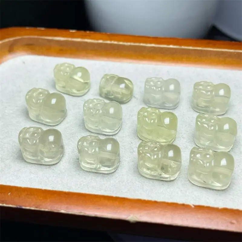 5PCS Natural Citrine Pixiu Carving Bead Creative Ornament Special Gift Jewelry Decoration Holiday Gift 15MM
5PCS Natural Citrine Pixiu Carving Bead Creative Ornament Special Gift Jewelry Decoration Holiday Gift 15MM