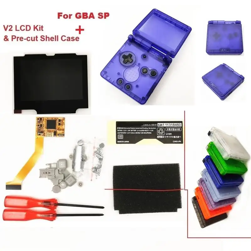 Новый IPS-экран для GBA SP с подсветкой, ЖК-экран с 5 уровнями яркости, экран для GBA SP консоли
Новый IPS-экран для GBA SP с подсветкой, ЖК-экран с 5 уровнями яркости, экран для GBA SP консоли