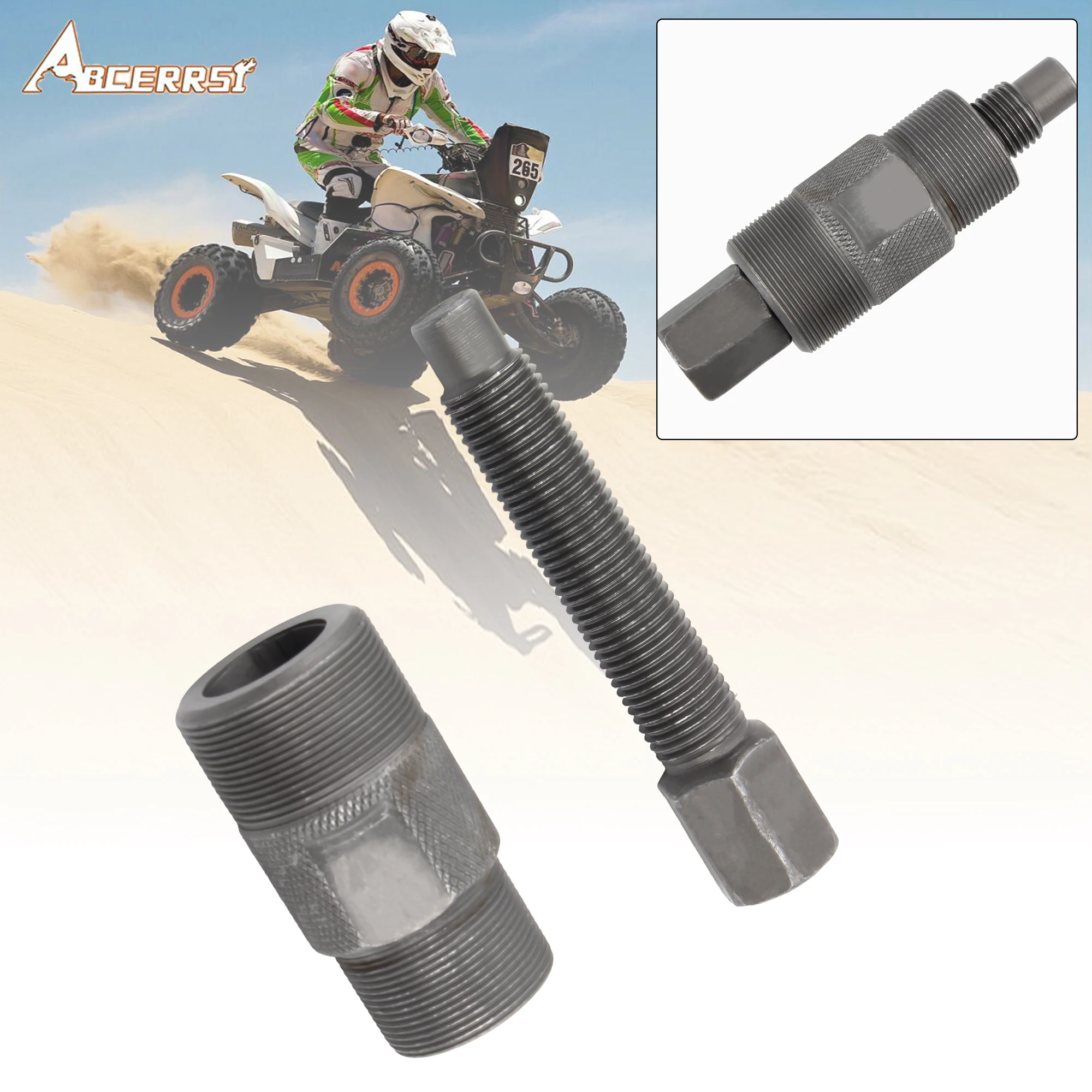 ATV UTV Motorcycle Magneto Stator Tool Flywheel Puller Removal Tool Extractor for GY6 CG125 50-150cc Scooter 24/27mm Repair Kit
ATV UTV Motorcycle Magneto Stator Tool Flywheel Puller Removal Tool Extractor for GY6 CG125 50-150cc Scooter 24/27mm Repair Kit