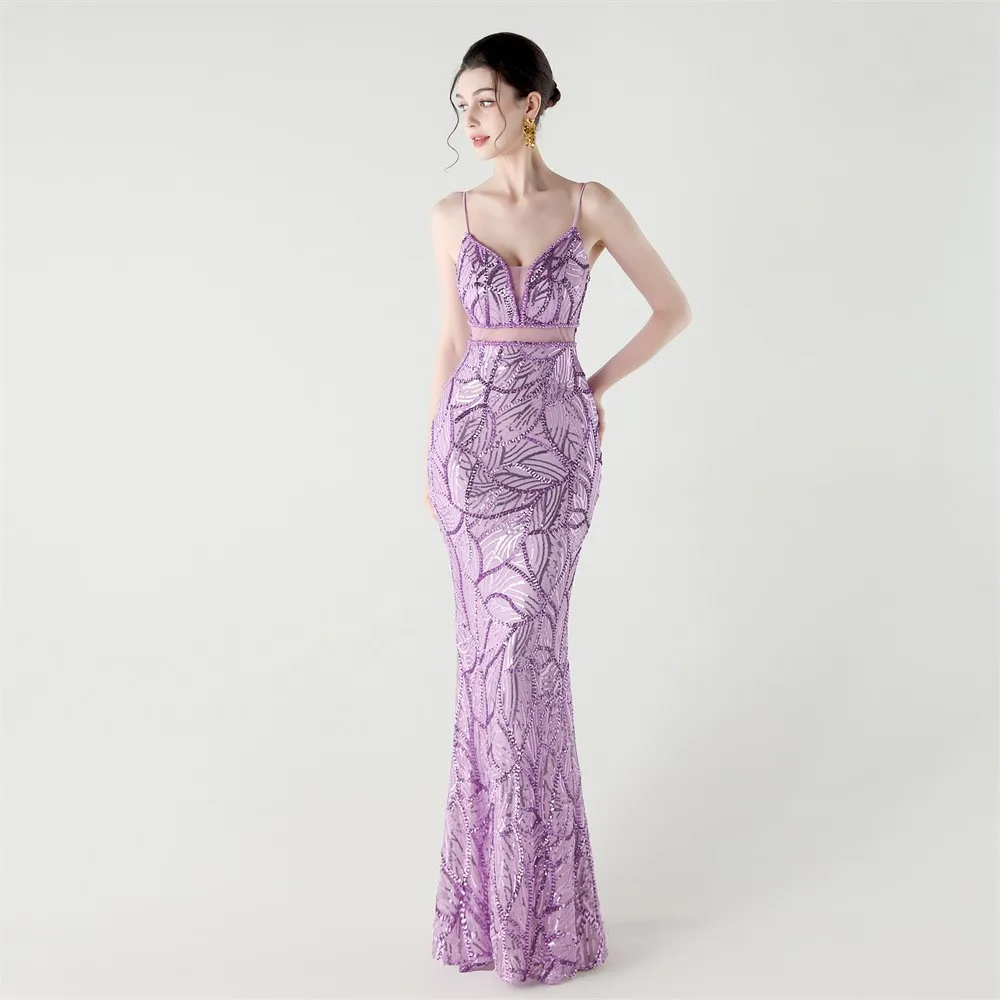 Prom Dress Women Party Long Wedding Guest Woman Elegant Sequin Evening Dress Spaghetti Strap V Neck Floor Length Maxi Dress
Prom Dress Women Party Long Wedding Guest Woman Elegant Sequin Evening Dress Spaghetti Strap V Neck Floor Length Maxi Dress