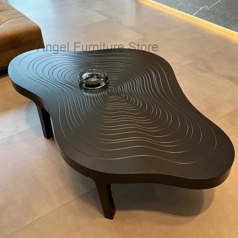 Irregular Coffee Table Modern Wood Tray Unique Black Center Tea Coffee Table Living Room Mesa De Centro De Sala Nordic Furniture
Irregular Coffee Table Modern Wood Tray Unique Black Center Tea Coffee Table Living Room Mesa De Centro De Sala Nordic Furniture