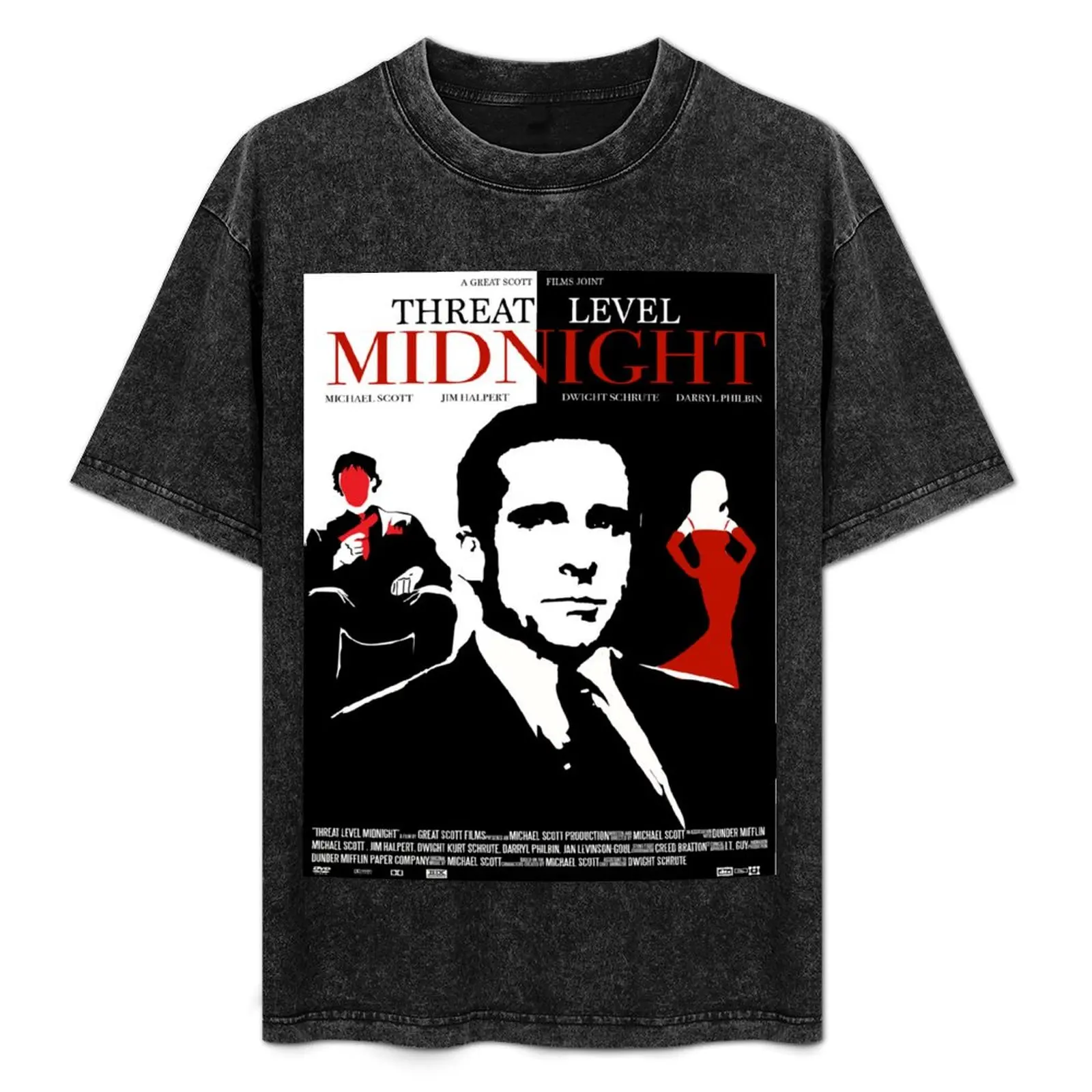 The Office: Threat Level Midnight Movie Poster T-Shirt Work Utility Casual Tee Shirt
The Office: Threat Level Midnight Movie Poster T-Shirt Work Utility Casual Tee Shirt