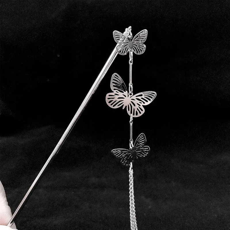 Высококачественные заколки для волос с кисточками-бабочками в современном китайском стиле и простые заколки для волос Cheongsam в древнем стиле и аксессуары для волос
Высококачественные заколки для волос с кисточками-бабочками в современном китайском стиле и простые заколки для волос Cheongsam в древнем стиле и аксессуары для волос