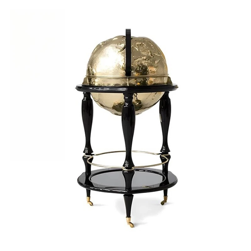 Italian light luxury high-end globe wine cabinet villa home designer modern simple creative pure copper wine cabinet
Italian light luxury high-end globe wine cabinet villa home designer modern simple creative pure copper wine cabinet