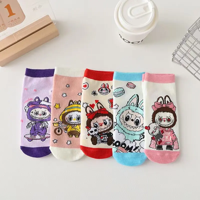 5 Pairs Adult Labubu Socks Cartoon New Anime Kawaii Cotton Socks Men And Women's Warm short Sock Gifts Average Size
5 Pairs Adult Labubu Socks Cartoon New Anime Kawaii Cotton Socks Men And Women's Warm short Sock Gifts Average Size
