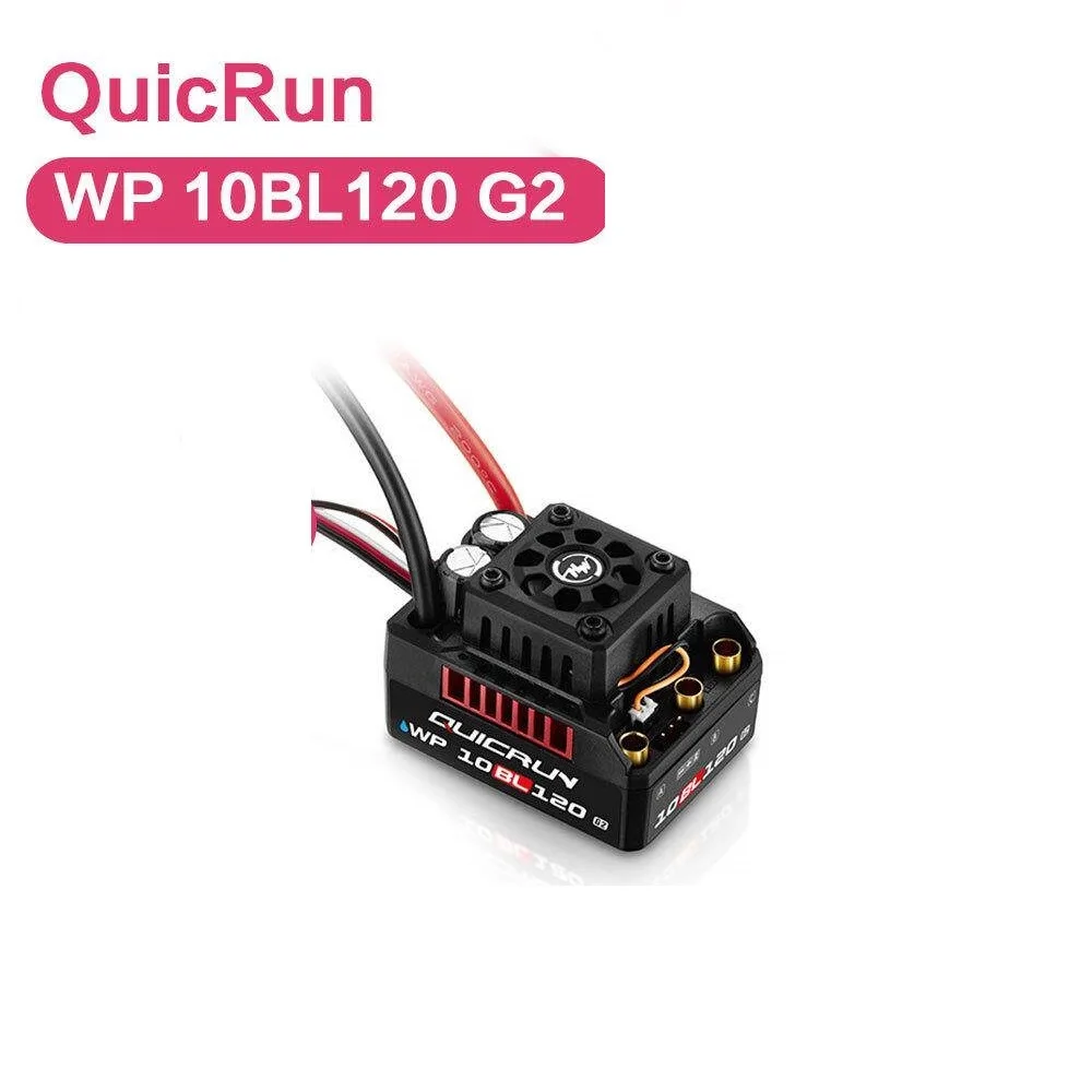 Hobbywing QUICRUN WP 10BL120 G2 ESC 120A 2-4S Lipo Speed Controller Brushless Sensorless for 1/10 1/12 RC Car Toy Spare Part
Hobbywing QUICRUN WP 10BL120 G2 ESC 120A 2-4S Lipo Speed Controller Brushless Sensorless for 1/10 1/12 RC Car Toy Spare Part