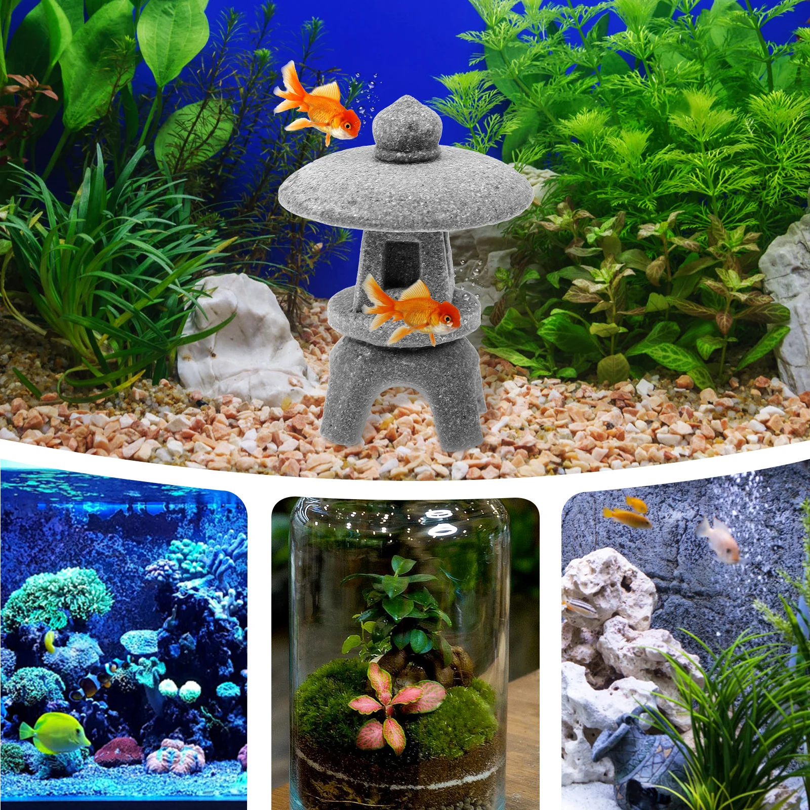 Miniature Resin Pagoda Lantern Micro Landscape Decoration Indoor Outdoor Bonsai Garden Terrarium Ornament Micro Landscape Decors
Miniature Resin Pagoda Lantern Micro Landscape Decoration Indoor Outdoor Bonsai Garden Terrarium Ornament Micro Landscape Decors