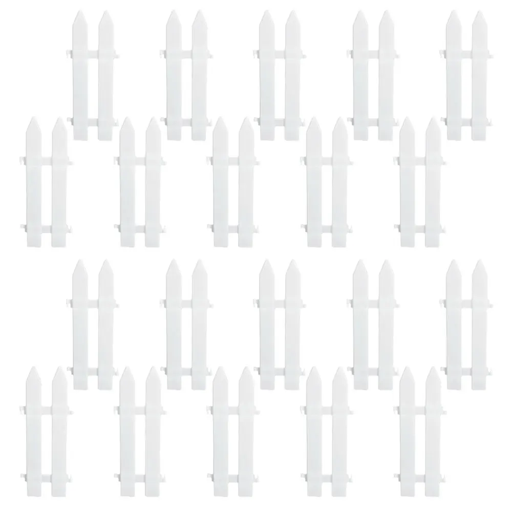 20 Pcs Christmas White Garden Border Lawn Balcony Courtyard Partition Fence Outdoor Decor Supplies Plastic Yard Divider for Home 
20 Pcs Christmas White Garden Border Lawn Balcony Courtyard Partition Fence Outdoor Decor Supplies Plastic Yard Divider for Home
